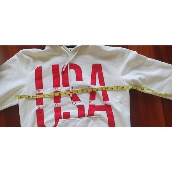 10 Deep VCTRY SPORT USA Fleece Men’s Hoodie Size L - Picture 9 of 12